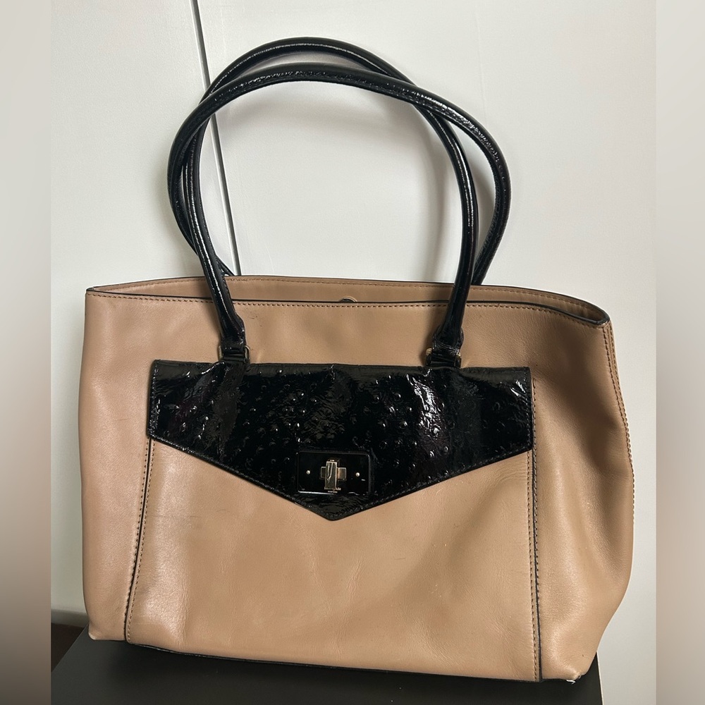 Kate Spade Tan and Black Women's Handbag
